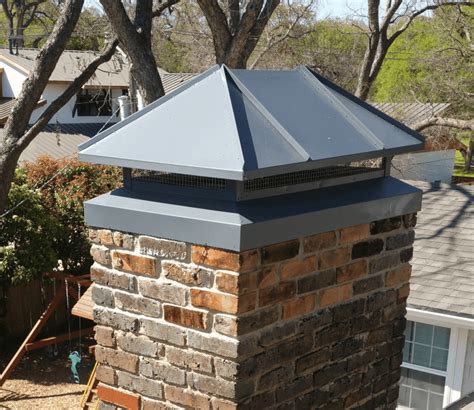 how to make a chimney cap out of sheet metal|do it yourself chimney cap.